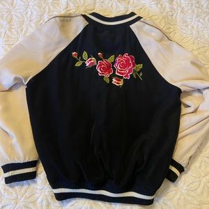 Rose Bomber Jacket